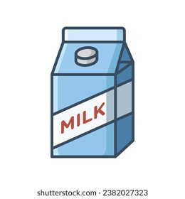 milk icon vector design template simple and clean