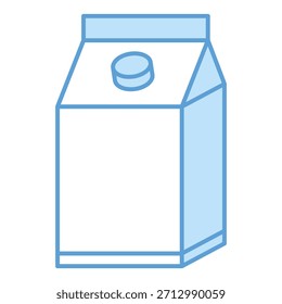 Milk Icon Vector Design Template – Plain Fresh Drink Symbol