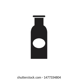 Milk icon vector flat illustration