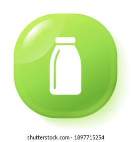 icono de leche. Ilustración del vector EPS 10.