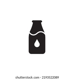 diseño de símbolo de ilustración de vector de icono de leche