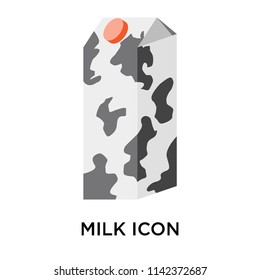 Milk icon vector isolated on white background for your web and mobile app design, Milk logo concept