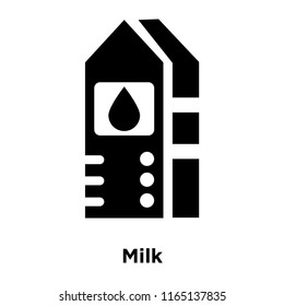 Milk icon vector isolated on white background, Milk transparent sign , food and fruit symbols
