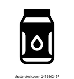 Milk Icon Vector Symbol Design Illustration