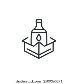 Milk icon. vector.Editable stroke.linear style sign for use web design,logo.Symbol illustration.