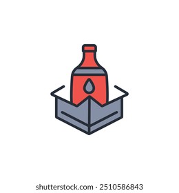 ícone de leite. vetor.Sinal editável de estilo traço.linear para usar web design,ilustração logo.Symbol.