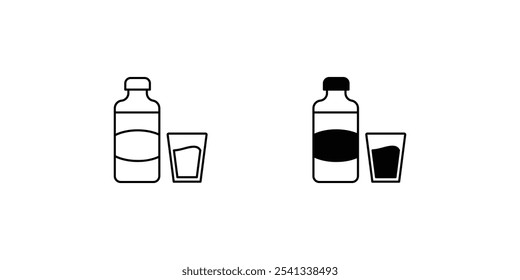 milk icon with white background vector stock illustration