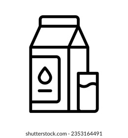 milk icon for your website, mobile, presentation, and logo design.