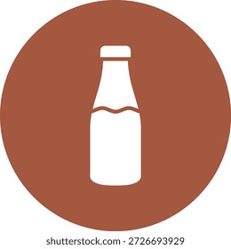 Ilustración de diseño de icono de Vector de tarro de leche