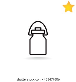 Milk jug icon