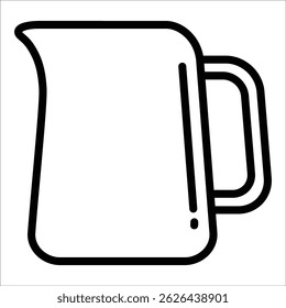 Milk Jug Icon Element For Design