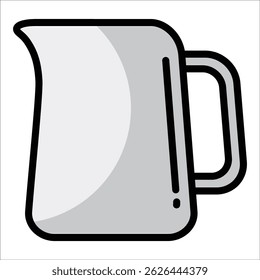 Elemento de icono de jarra de leche para diseño