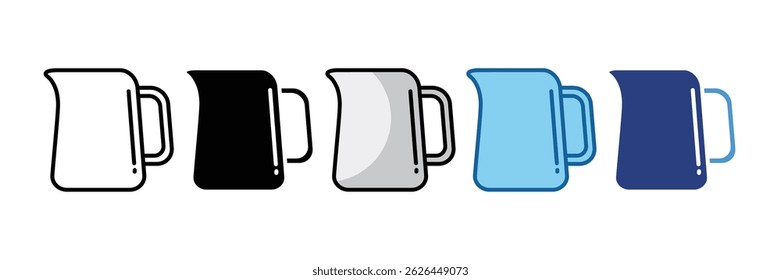Elemento de icono de jarra de leche para diseño