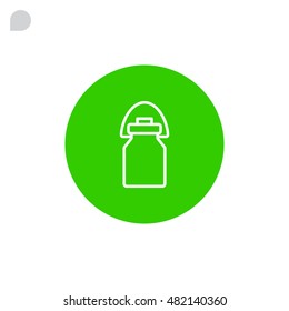 Milk jug icon Flat.