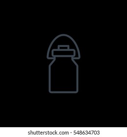 Milk jug icon Flat.