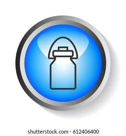 Milk jug icon Flat.