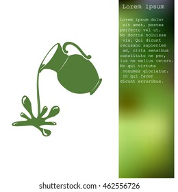 Milk jug or pitcher logo