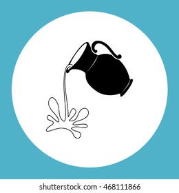 Milk jug or pitcher logo