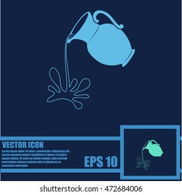 Milk jug or pitcher logo