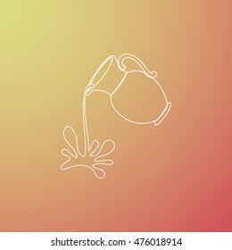 Milk jug or pitcher logo