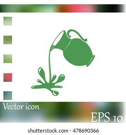 Milk jug or pitcher logo