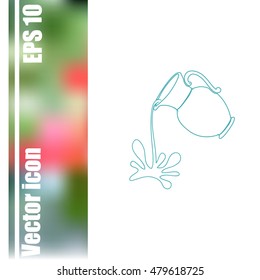 Milk jug or pitcher logo