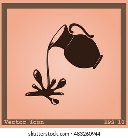 Milk jug or pitcher logo