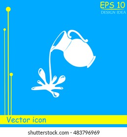 Milk jug or pitcher logo