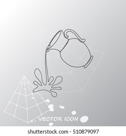 Milk jug or pitcher logo