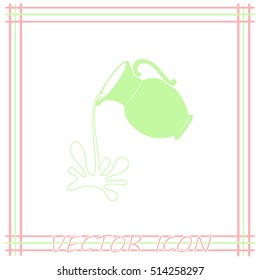 Milk jug or pitcher logo
