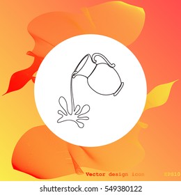 Milk jug or pitcher logo
