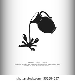 Milk jug or pitcher logo