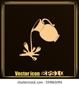 Milk jug or pitcher logo