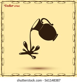 Milk jug or pitcher logo