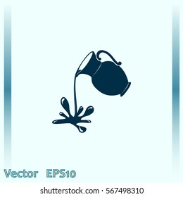 Milk jug or pitcher logo