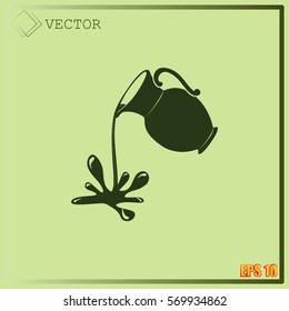 Milk jug or pitcher logo