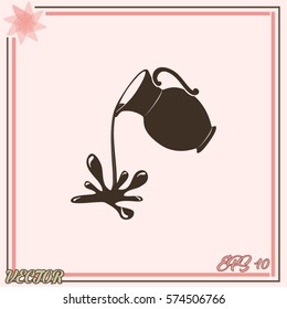 Milk jug or pitcher logo