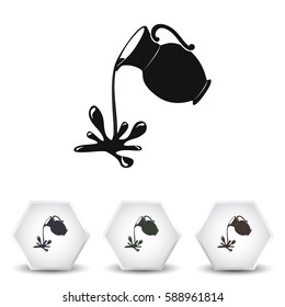 Milk jug or pitcher logo