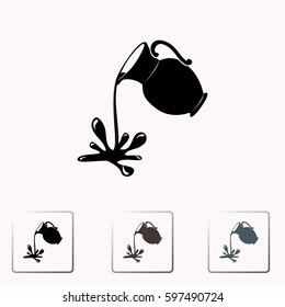 Milk jug or pitcher logo