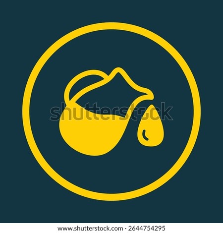 Milk Jug trendy vector art design charming amazing design colorful useful illustration.eps
