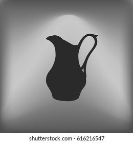 Milk jug vector illustration