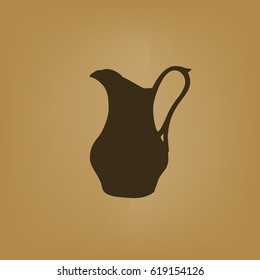 Milk jug vector illustration
