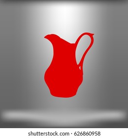 Milk jug vector illustration