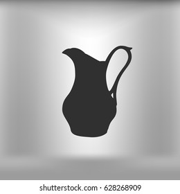 Milk jug vector illustration