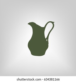 Milk jug vector illustration