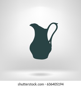 Milk jug vector illustration