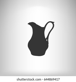 Milk jug vector illustration