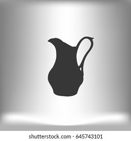 Milk jug vector illustration