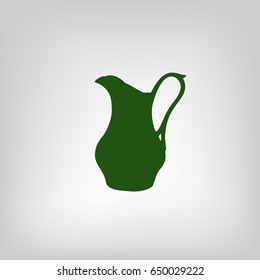 Milk jug vector illustration