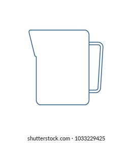 Milk Jug Vector Line Icon